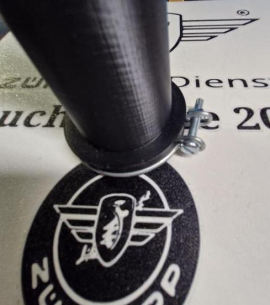 Zündapp Ansaugtrichter für KS 50 Typ 517 für Mikuni VM20-​151 Vergaser !!! TPU inklusiv Spannbügel 265-04.605